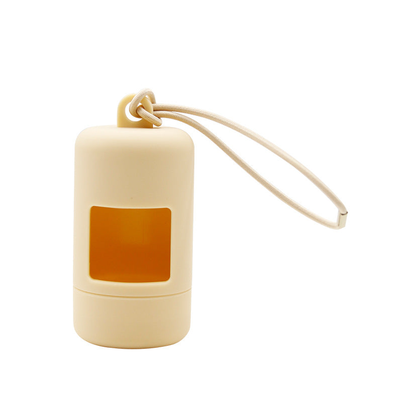 Le Petit Étui: Leather-look waste bag dispenser