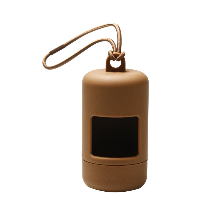 Le Petit Étui: Leather-look waste bag dispenser