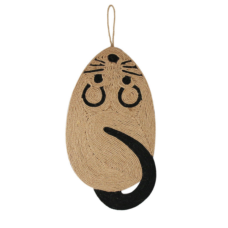 La Souris sisal mouse scratching mat, shown alone