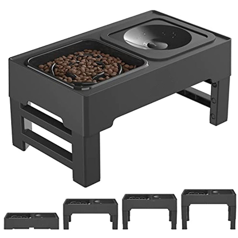 Le Banquet: Adjustable raised double feeder