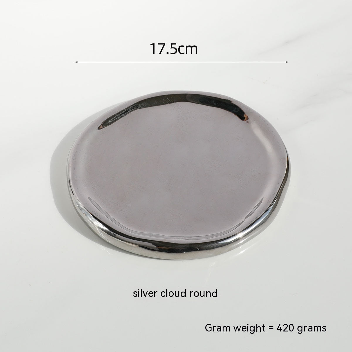 Le Nuage d'Argent: Cloud-shaped vanity tray