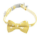 Le Nœud: Cotton cat collar with bow and bell