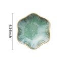 Le Nénuphar: Glazed lotus leaf trinket dish