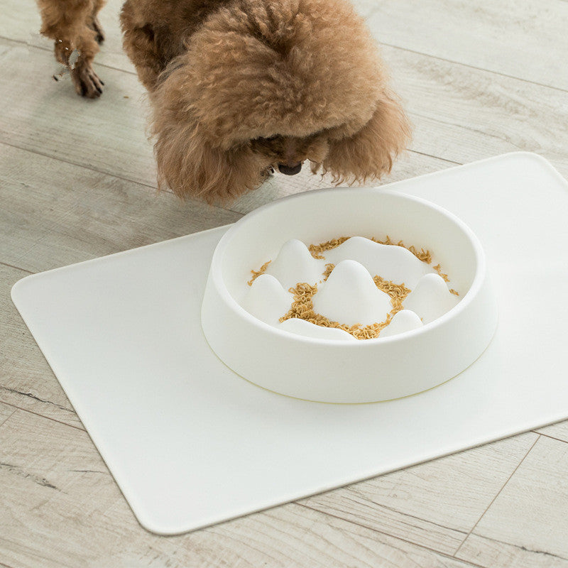 Le Massif: Slow-feed bowl with mountain ridges