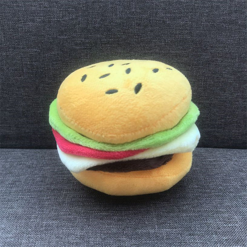 Le Pique-Nique: Plush squeaky food toys for dogs
