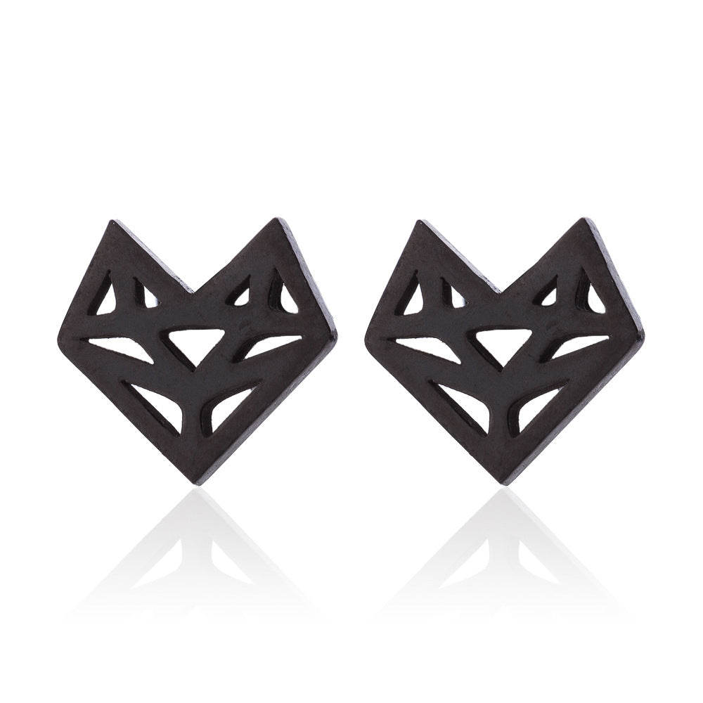 Le Renard: Fox stud earrings
