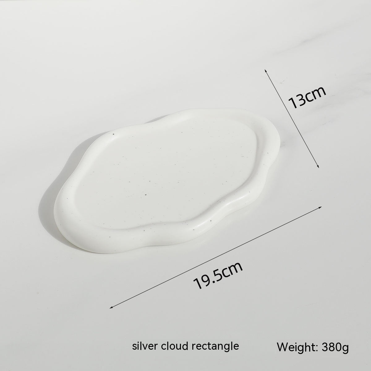Le Nuage d'Argent: Cloud-shaped vanity tray