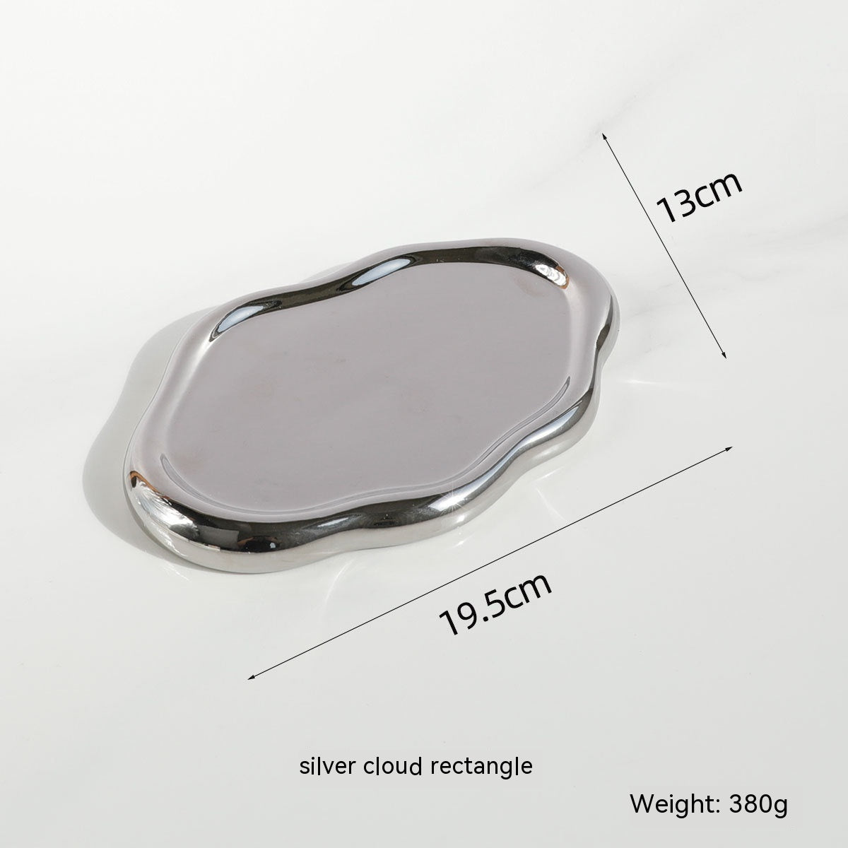 Le Nuage d'Argent: Cloud-shaped vanity tray