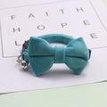 Le Papillon: Faux-suede bow collar for cats and small dogs