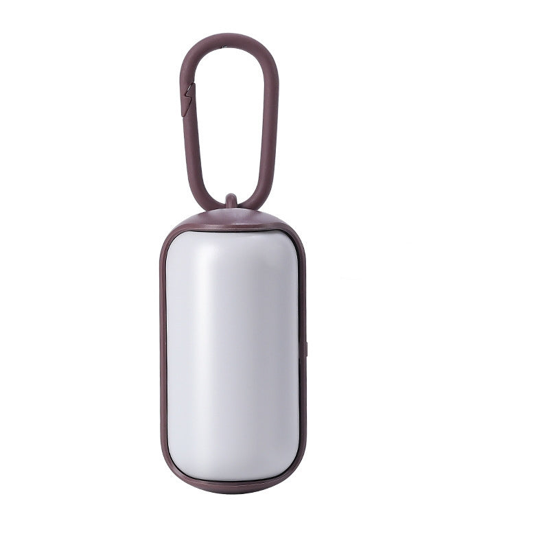 Grey and coffee waste bag carrier