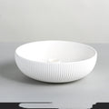 Le Bougeoir: Ribbed ceramic candle bowl