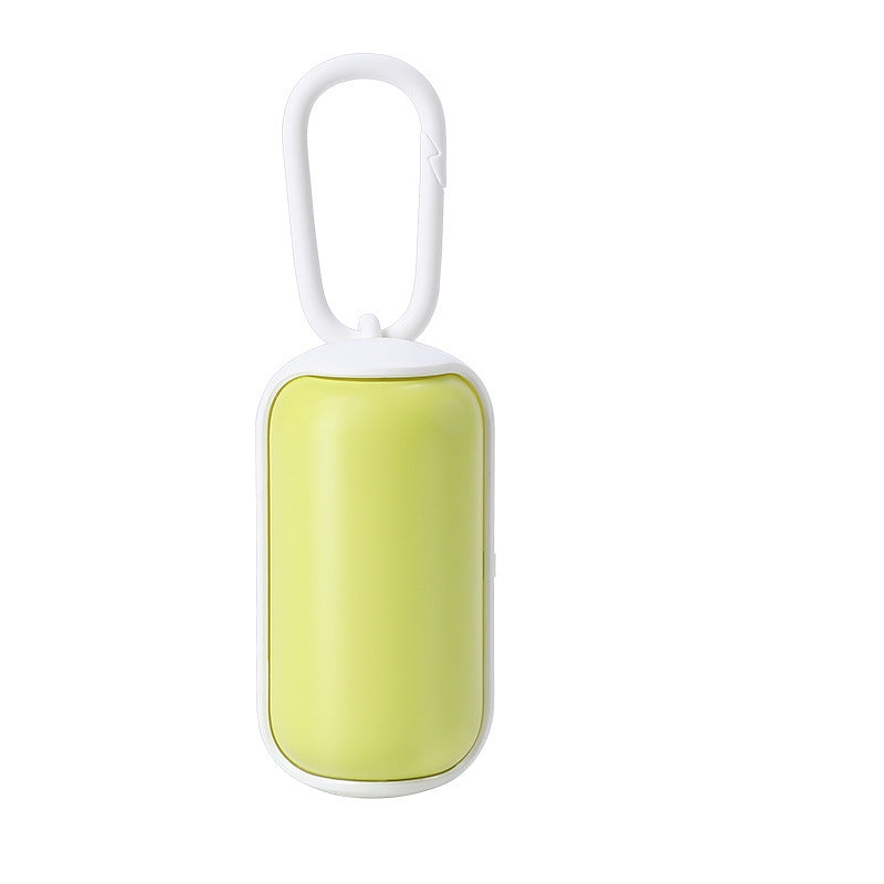 Green and white waste bag carrier
