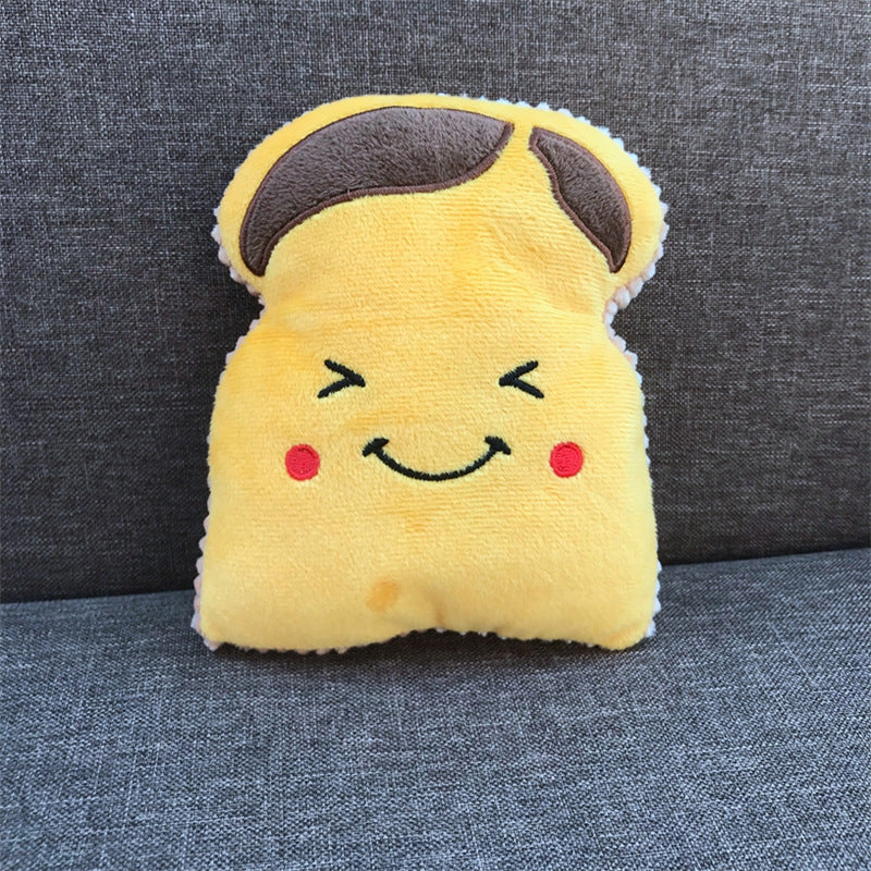 Le Pique-Nique: Plush squeaky food toys for dogs