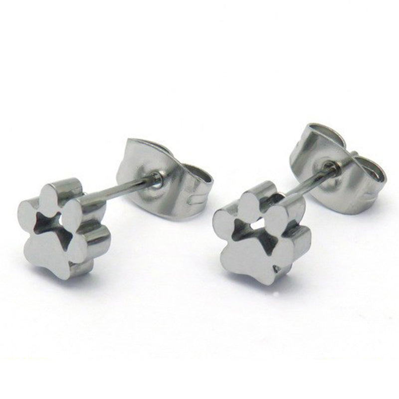 La Patte: Paw stud earrings