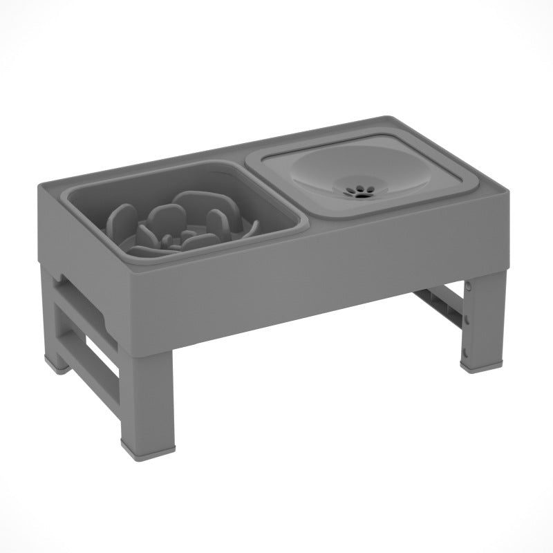 Le Banquet: Adjustable raised double feeder