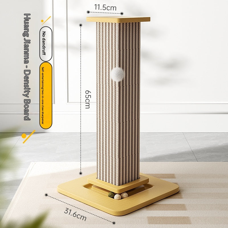 La Colonne, natural sisal, engineered wood base