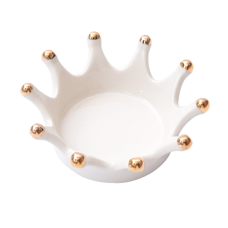 La Couronne crown trinket dish on white