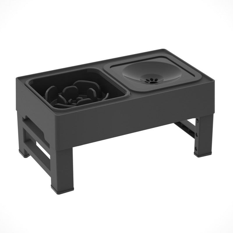 Le Banquet: Adjustable raised double feeder