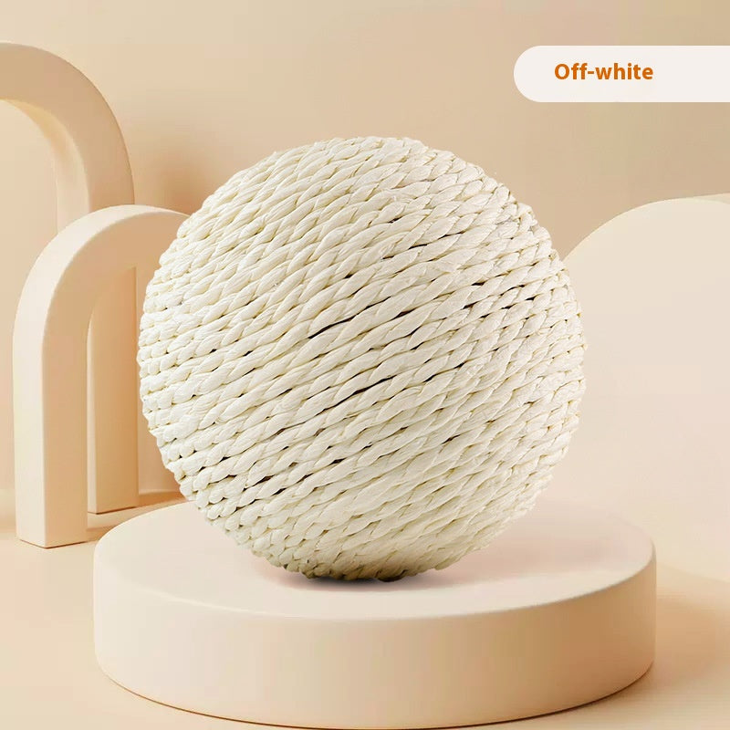 La Pelote rope ball, off-white